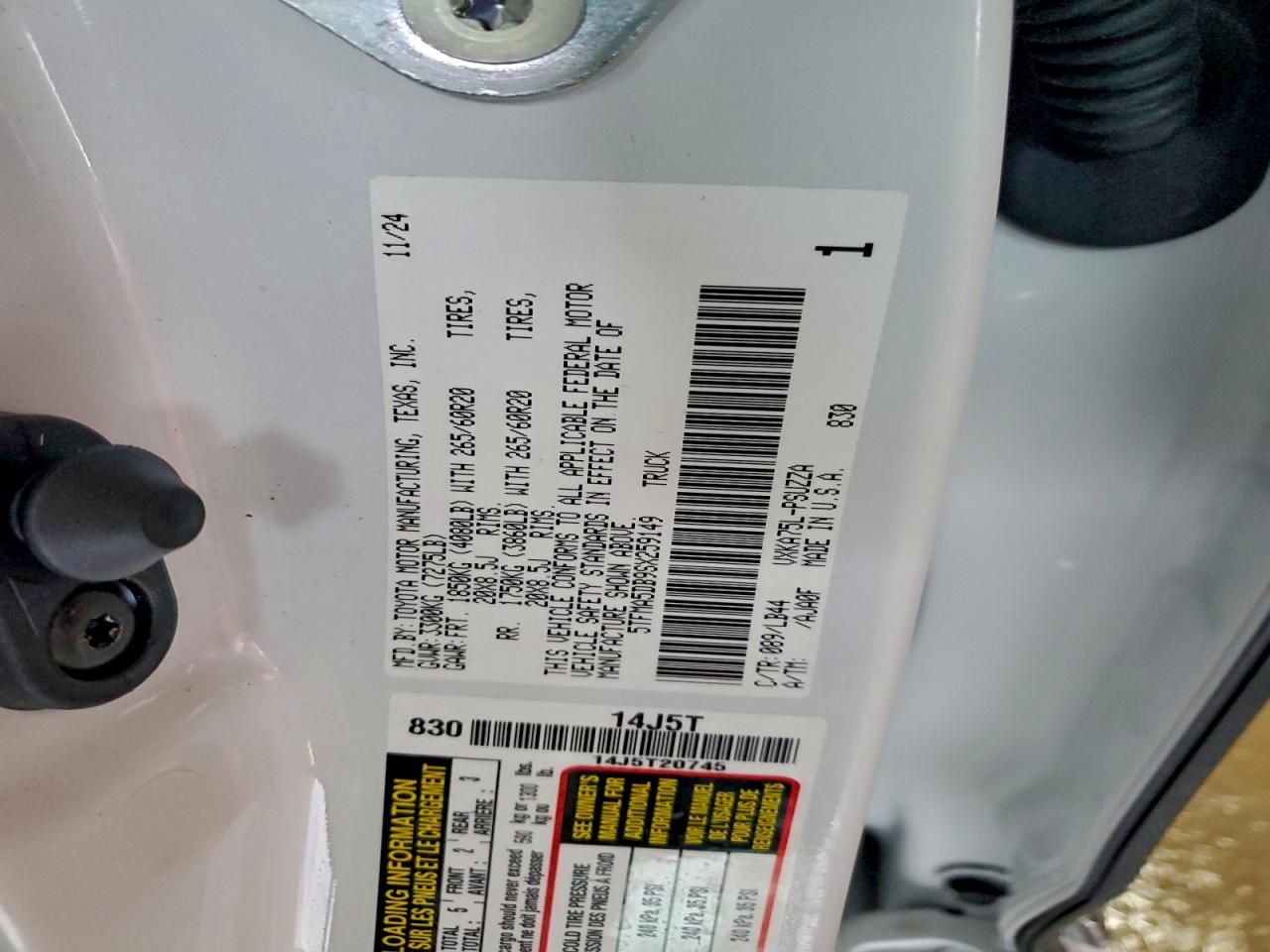 2025 Toyota Tundra 1794 Edition