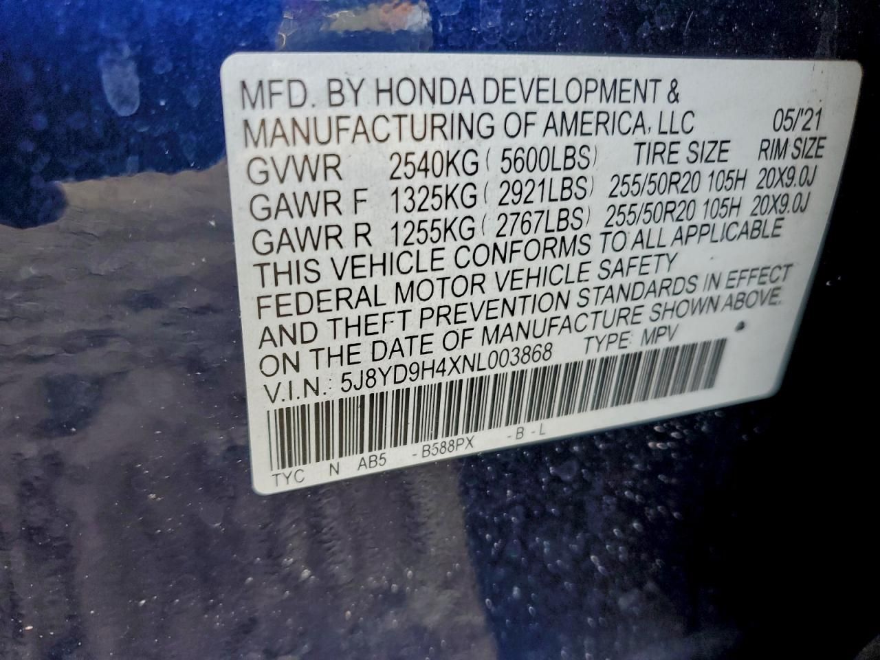 2022 Acura Mdx Technology