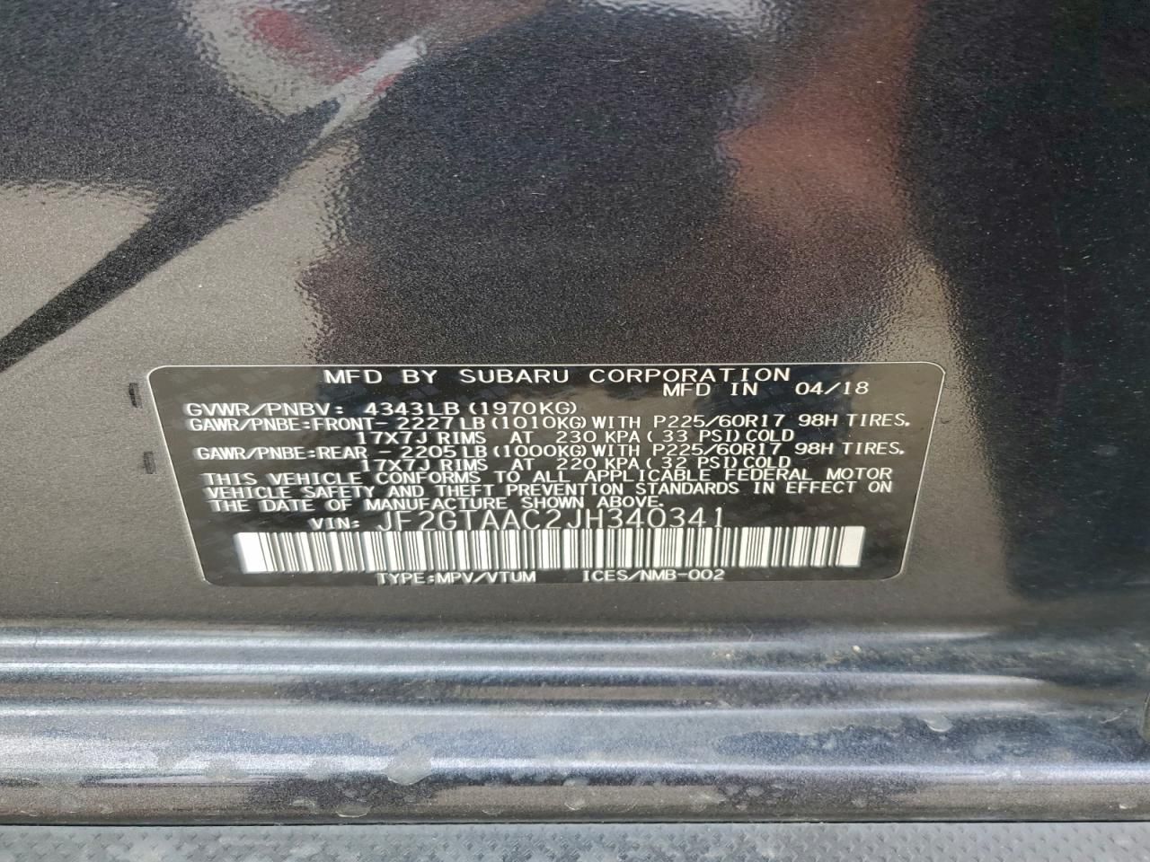 2018 Subaru Crosstrek