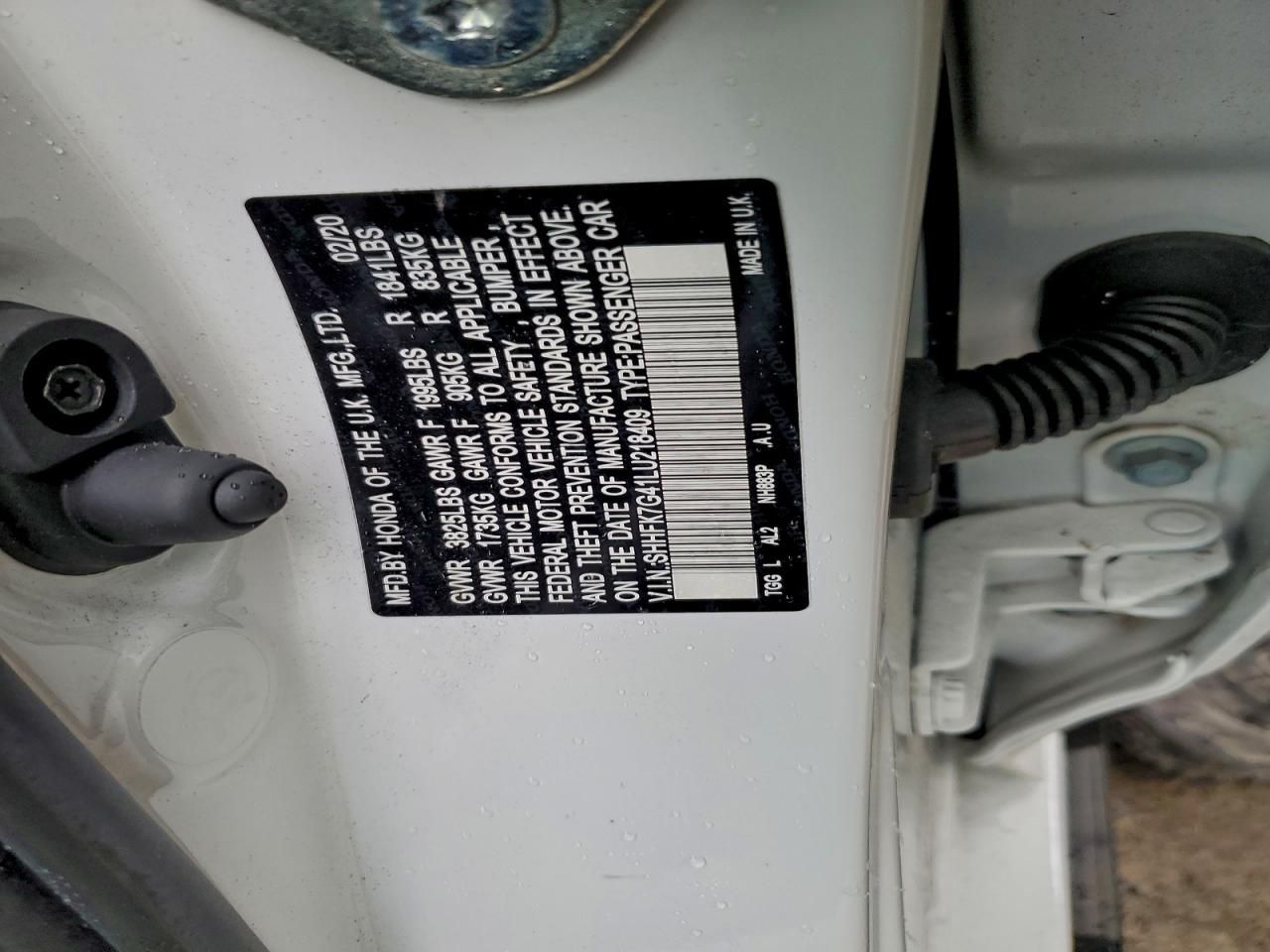 2020 Honda Civic Sport