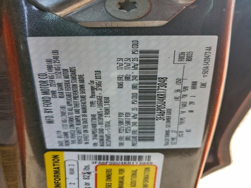 2019 Ford Fusion Titanium