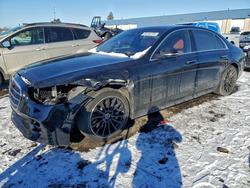 Mercedes-Benz S-class salvage cars for sale: 2022 Mercedes-Benz S 580 4matic