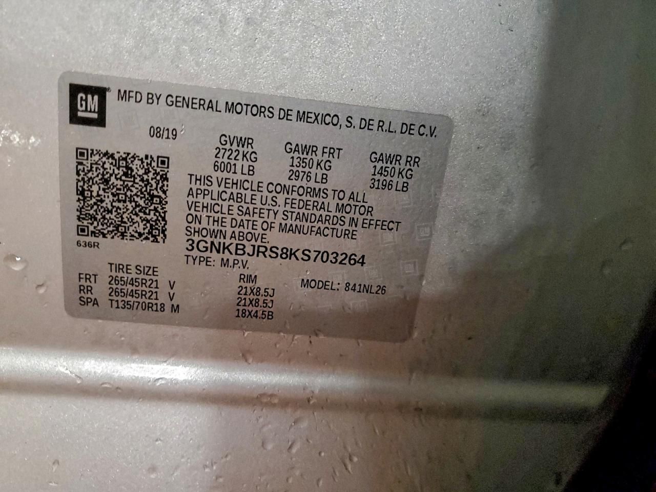 2019 Chevrolet Blazer rs