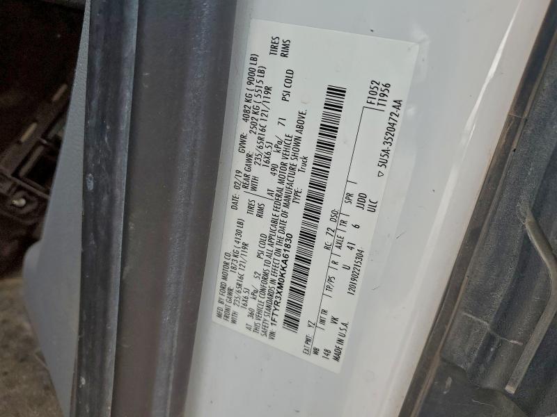 2019 Ford Transit T-250 Delivery Van