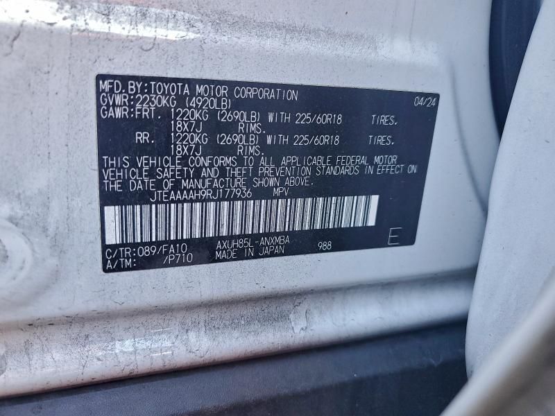 2024 Toyota Venza le