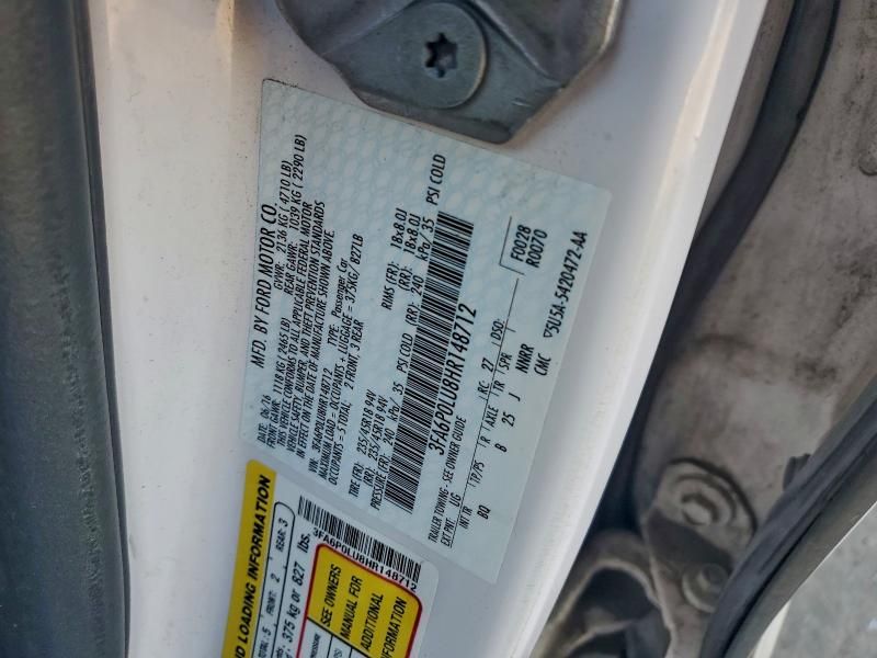 2017 Ford Fusion se Hybrid