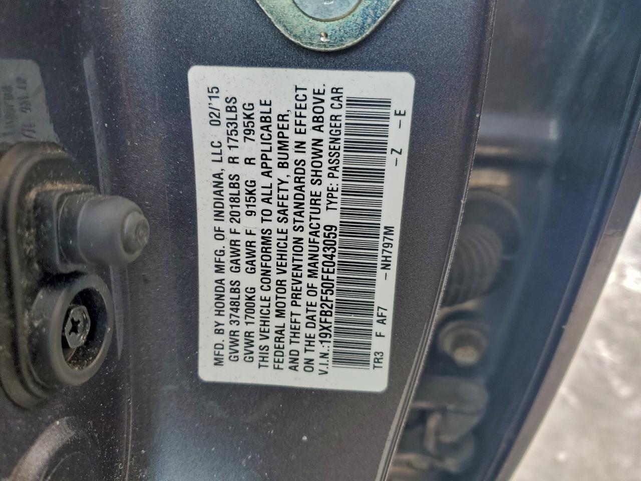 2015 Honda Civic lx