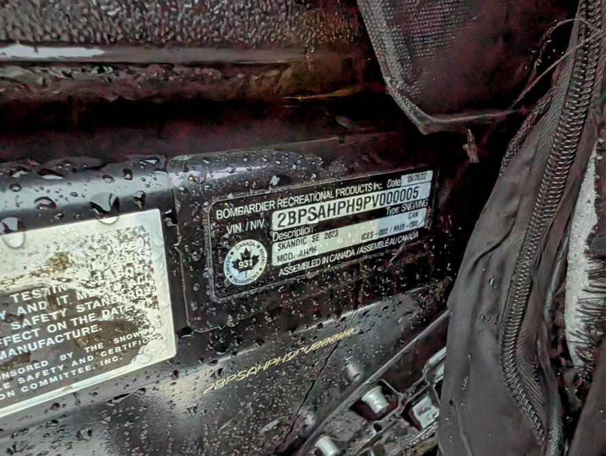 2023 Skidoo Skandic LE 900 ACE