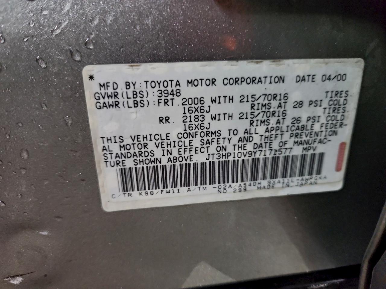 2000 Toyota Rav4