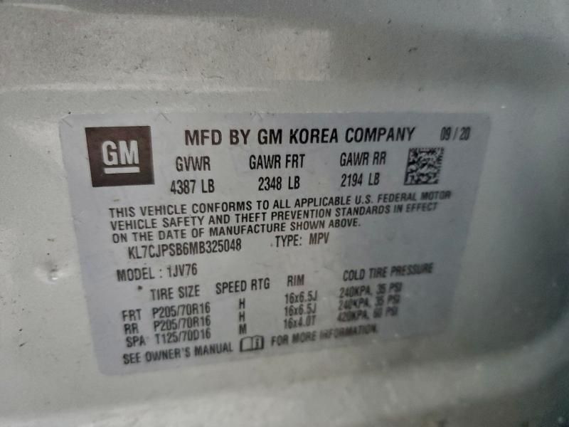 2021 Chevrolet Trax 1LT