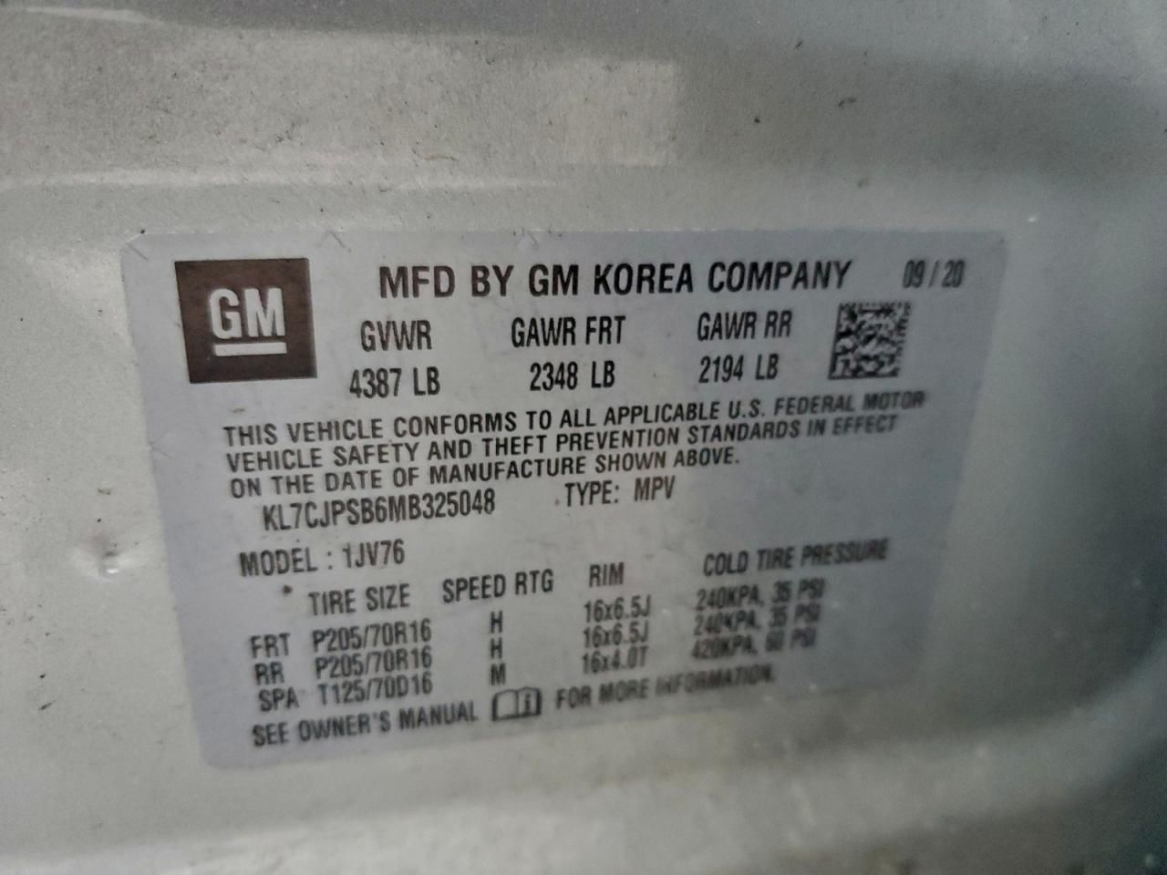 2021 Chevrolet Trax 1LT