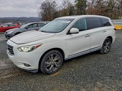 Salvage cars for sale from Copart Concord, NC: 2013 Infiniti Jx35