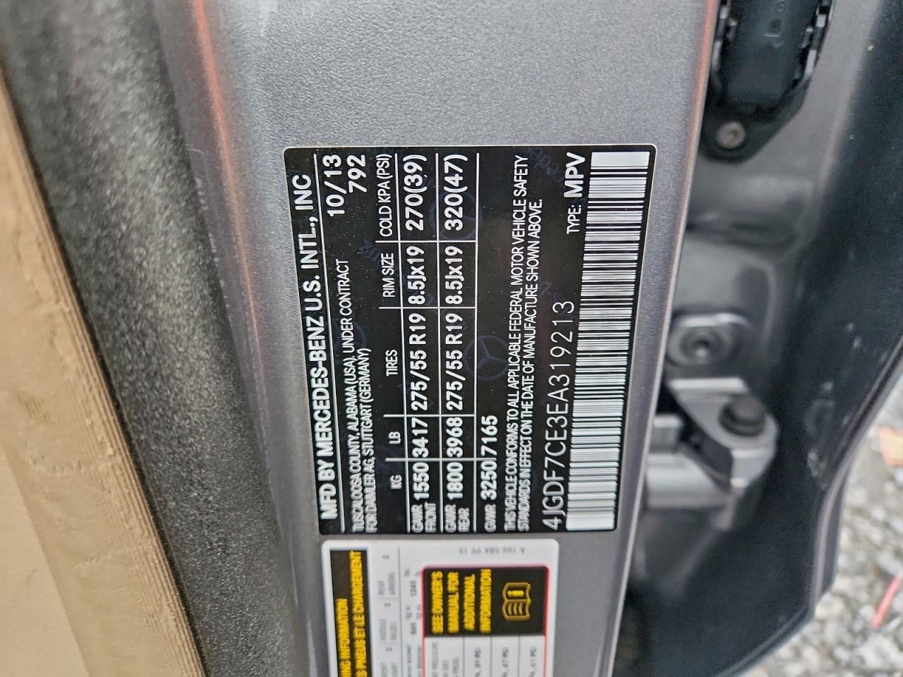 2014 Mercedes-Benz Gl 450 4matic