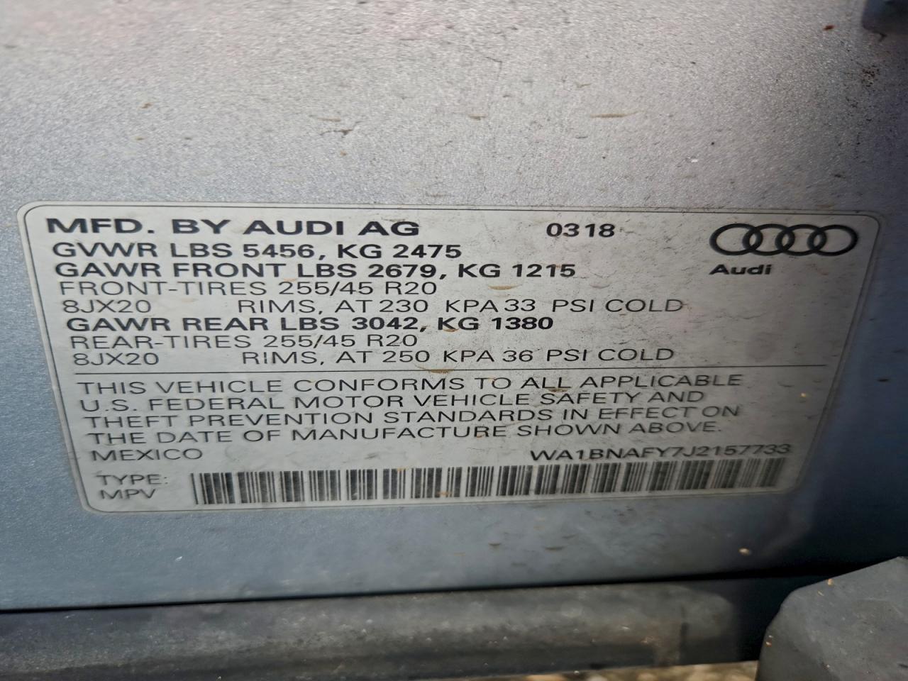 2018 Audi Q5 Premium Plus