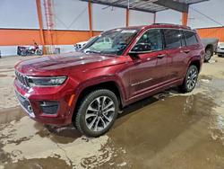 Jeep salvage cars for sale: 2021 Jeep Grand Cherokee l Overland