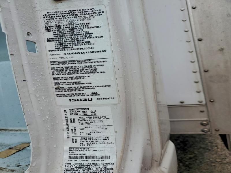 2018 Isuzu Npr hd box Truck