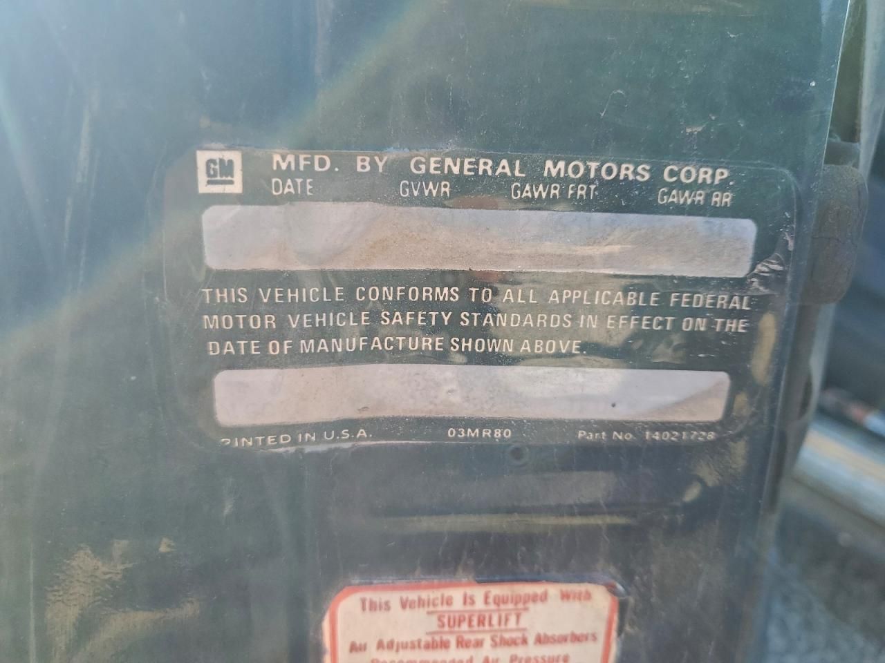 1982 Chevrolet EL Camino