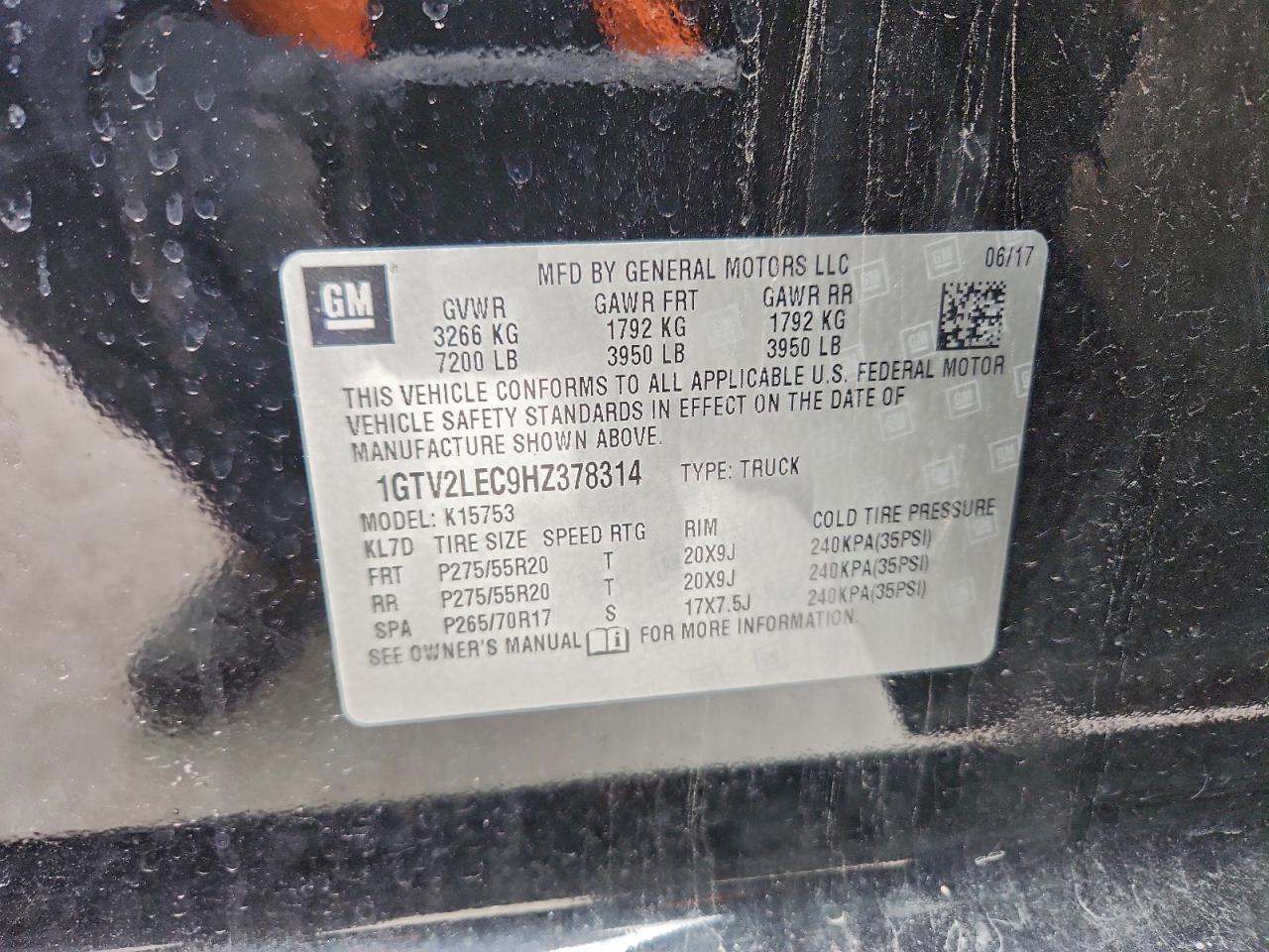 2017 GMC Sierra K1500