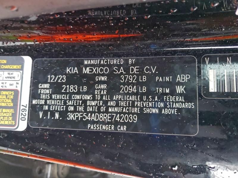 2024 KIA Forte gt Line