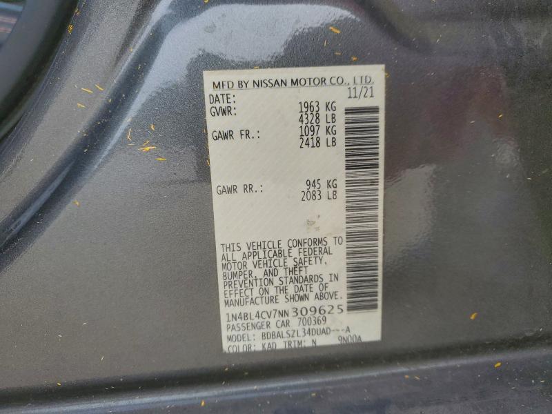 2022 Nissan Altima sr