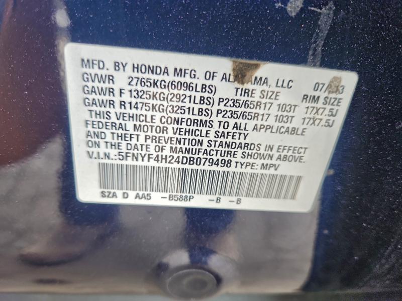 2013 Honda Pilot lx