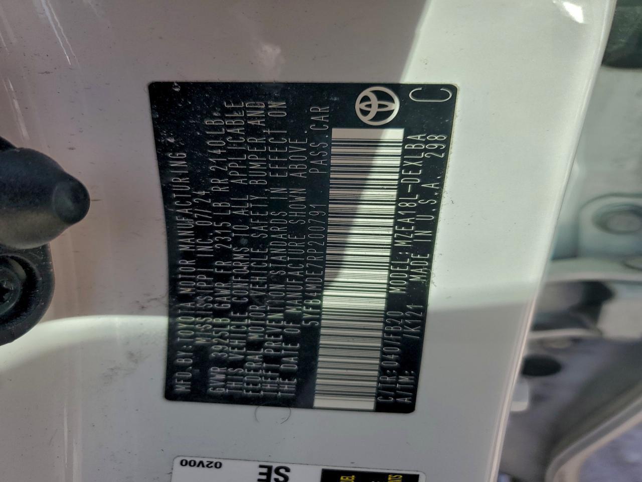 2024 Toyota Corolla le