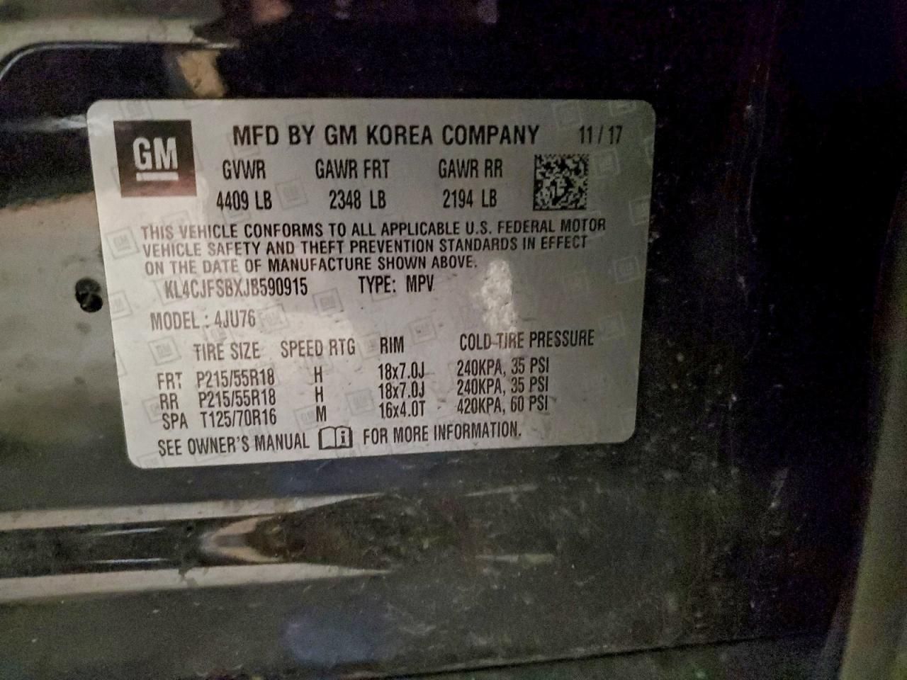 2018 Buick Encore Preferred ii