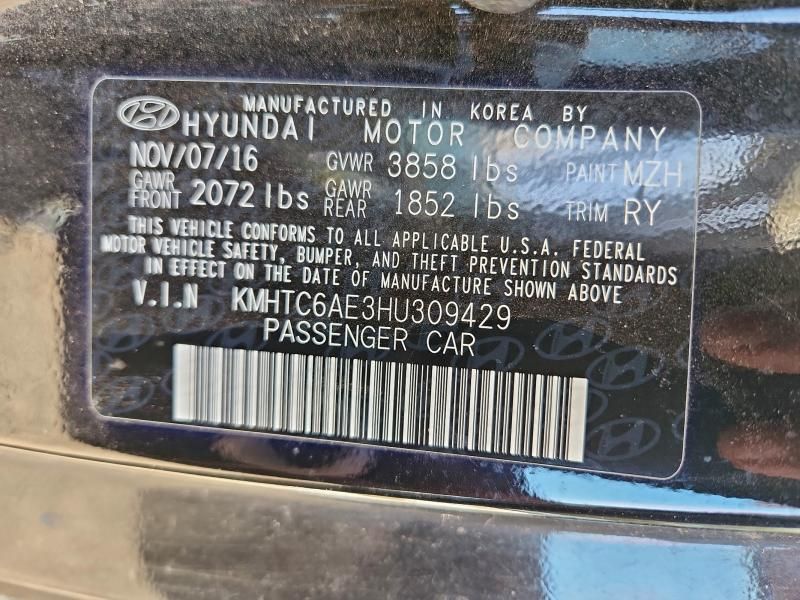 2017 Hyundai Veloster Turbo