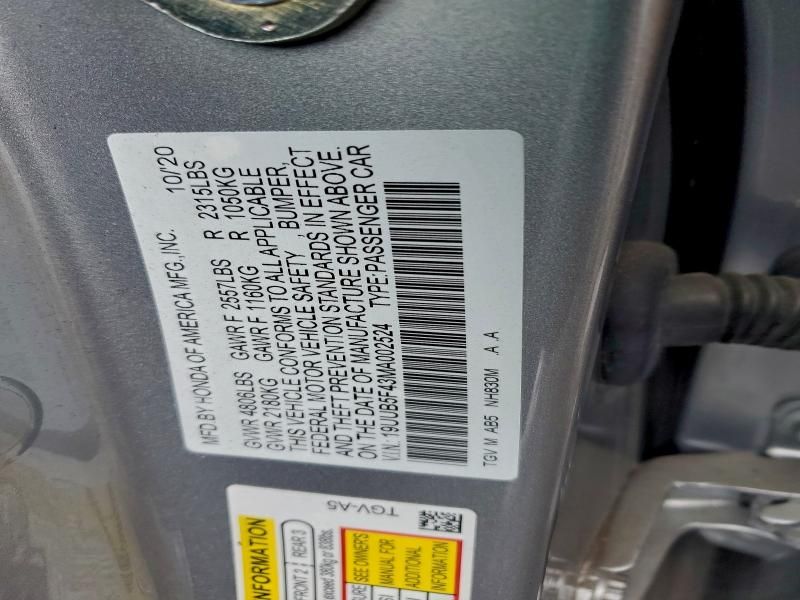 2021 Acura Tlx Technology