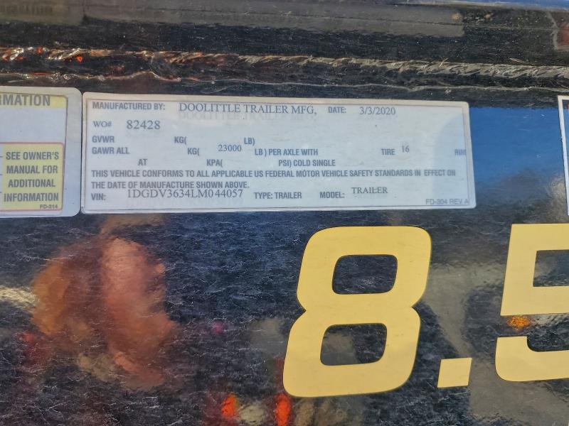2020 Doolittle FD-304 Equipment Trailer