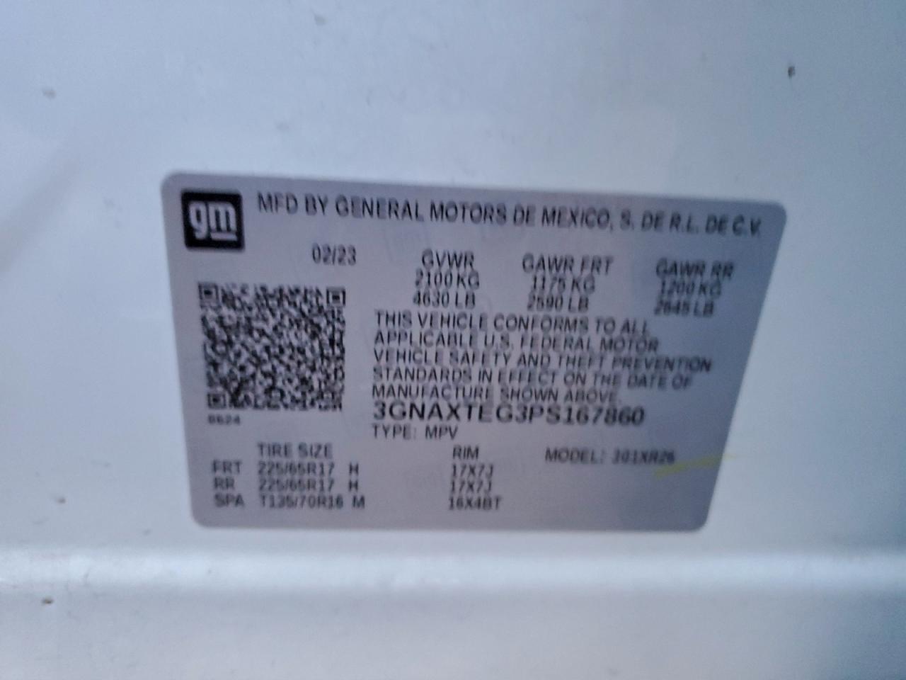 2023 Chevrolet Equinox lt