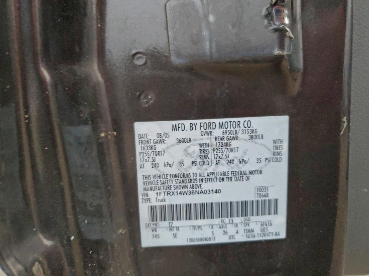2006 Ford F150