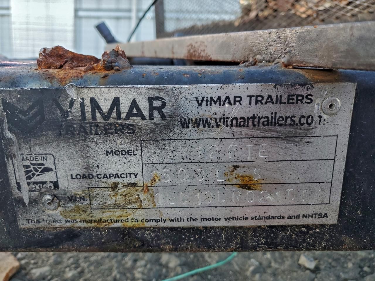 2020 VIM AR 712FTE Utility Trailer