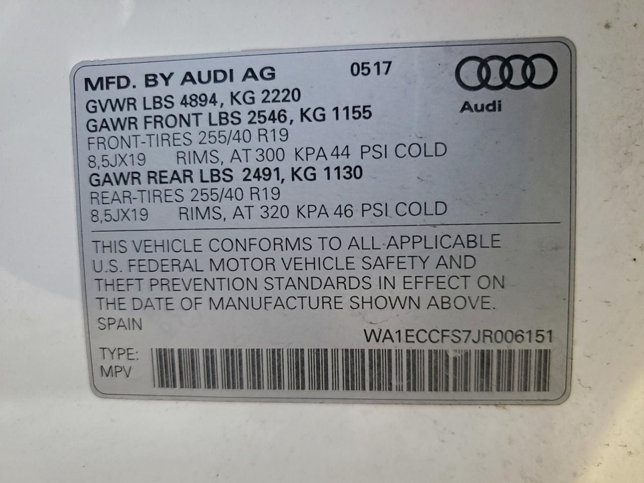 2018 Audi Q3 Premium