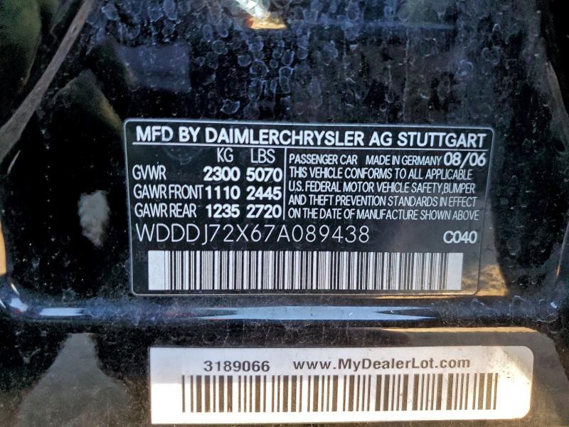 2007 Mercedes-Benz Cls 550