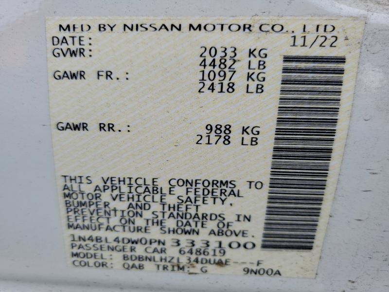 2023 Nissan Altima