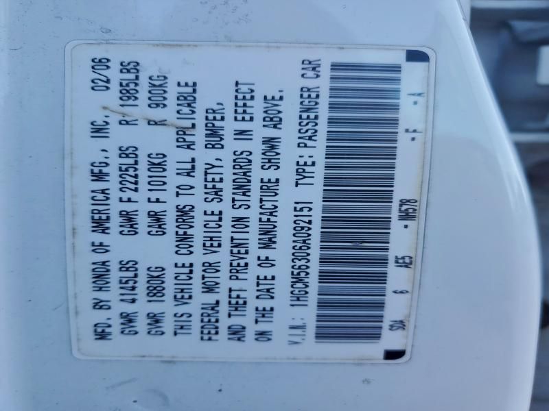 2006 Honda Accord se