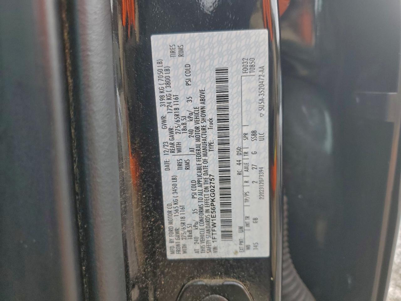 2023 Ford F150 Supercrew