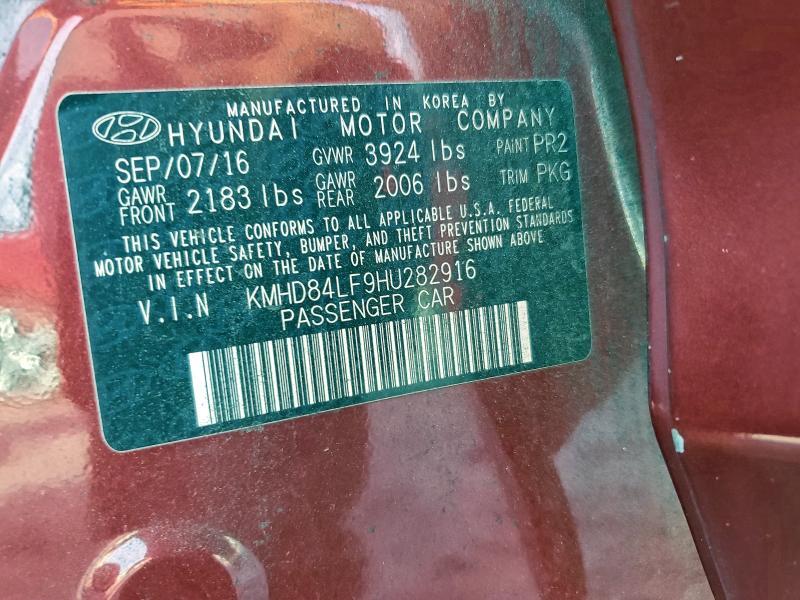 2017 Hyundai Elantra se