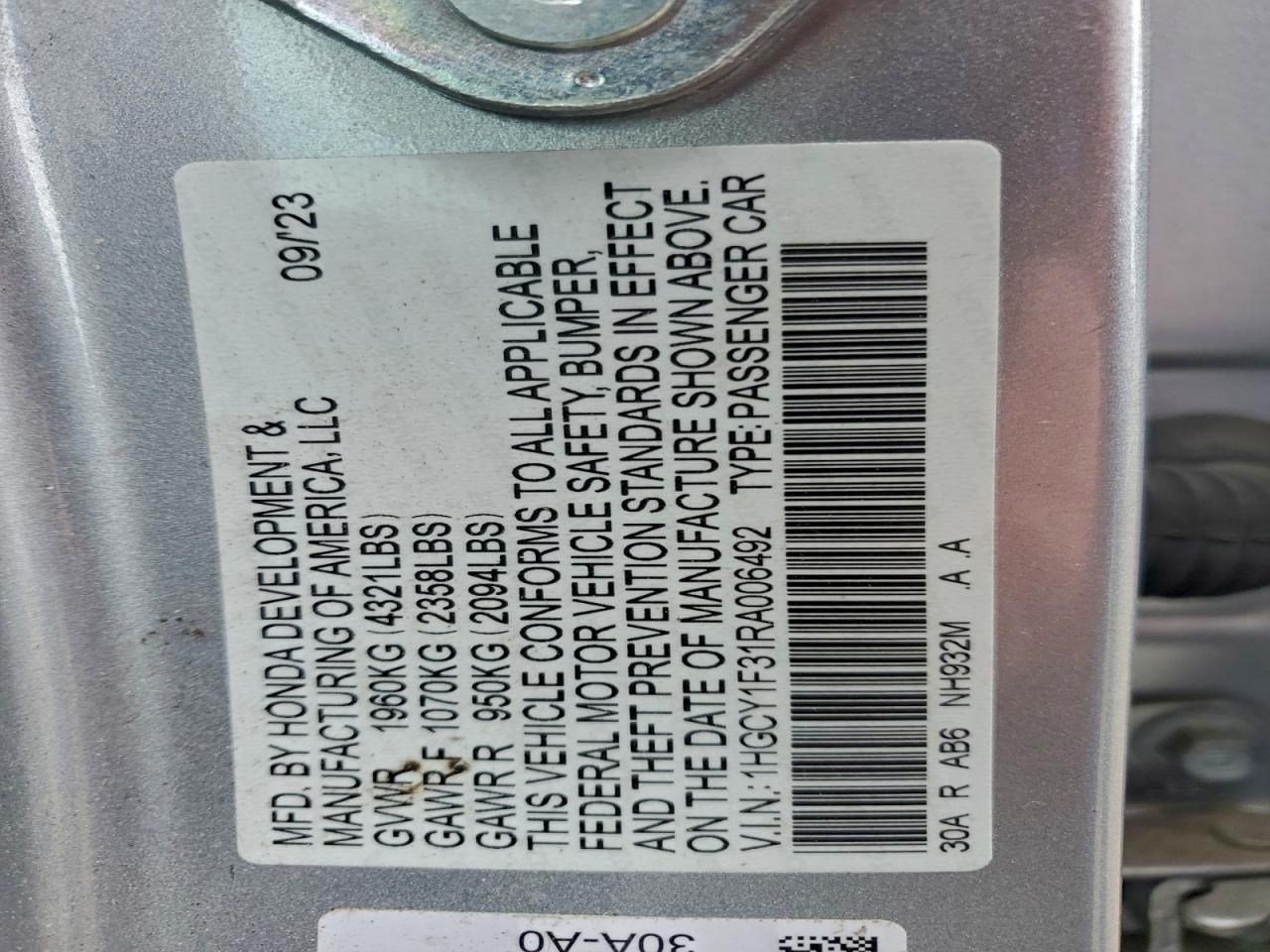 2024 Honda Accord ex