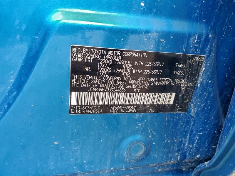 2018 Toyota Rav4 hv le