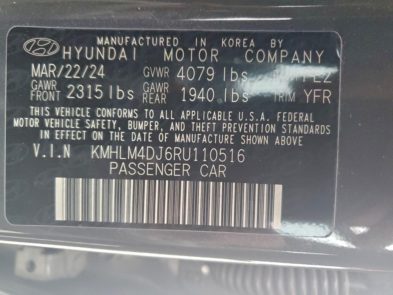 2024 Hyundai Elantra Blue