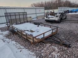 Salvage trucks for sale at Franklin, WI auction: 2017 Advantage 2017 Forest River USASG6512SA Utility Trailer