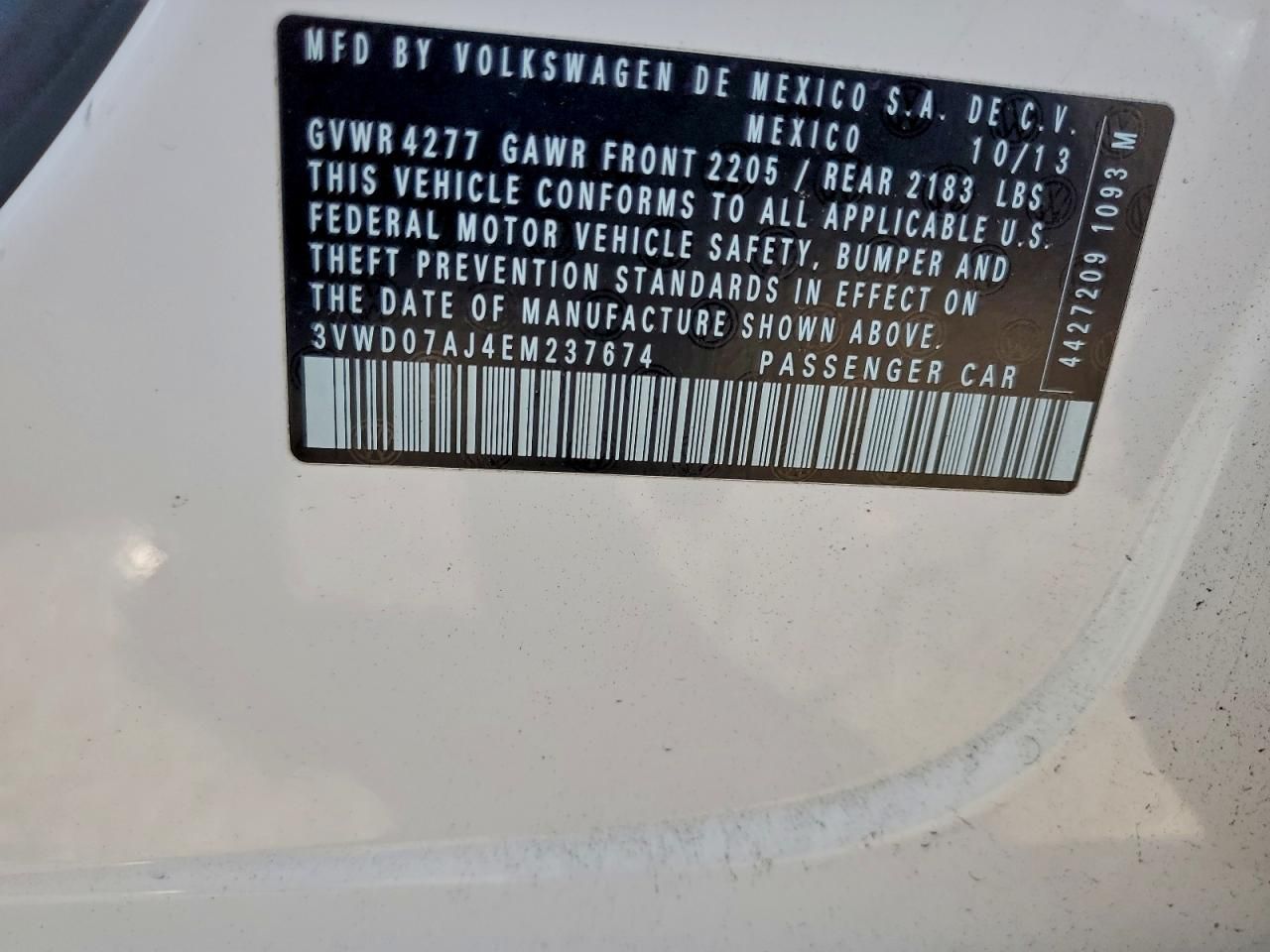 2014 Volkswagen Jetta se