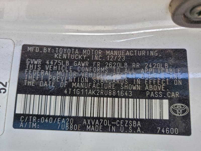 2024 Toyota Camry se Night Shade