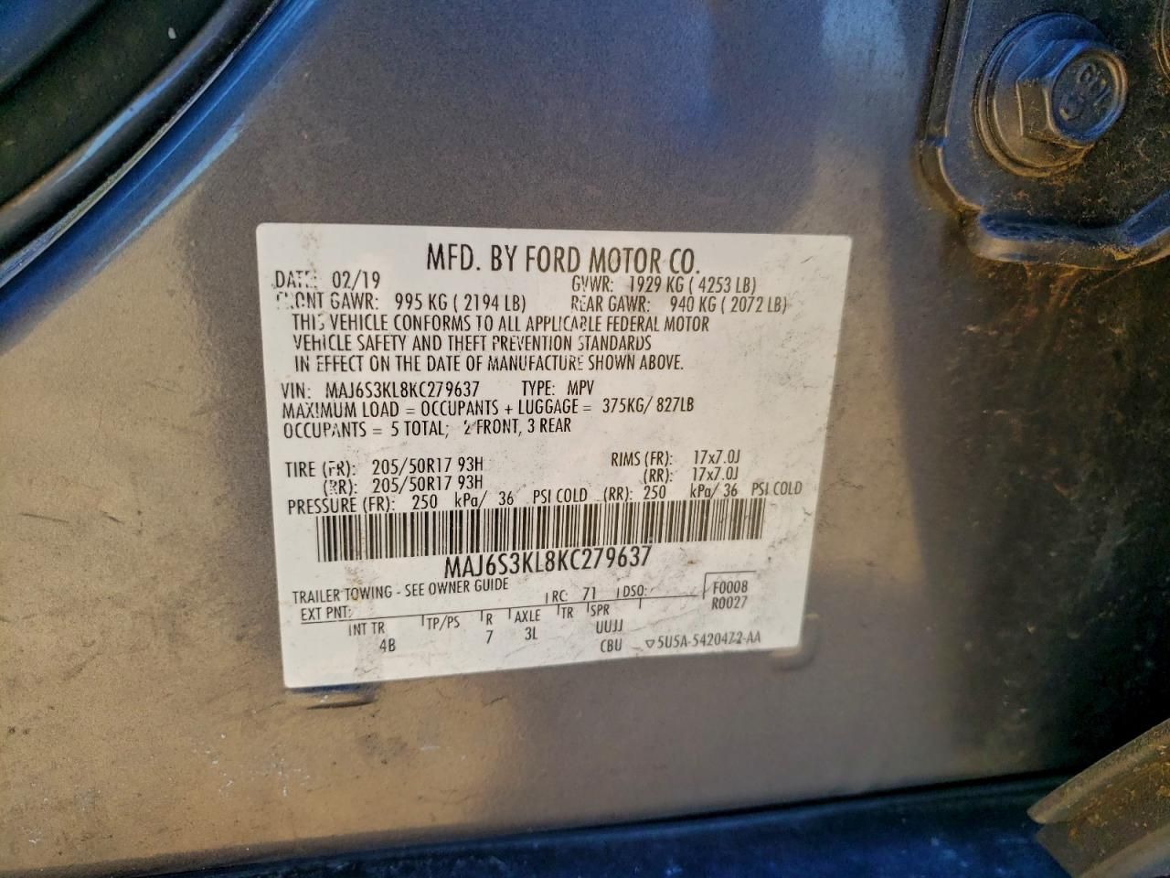 2019 Ford Ecosport Titanium