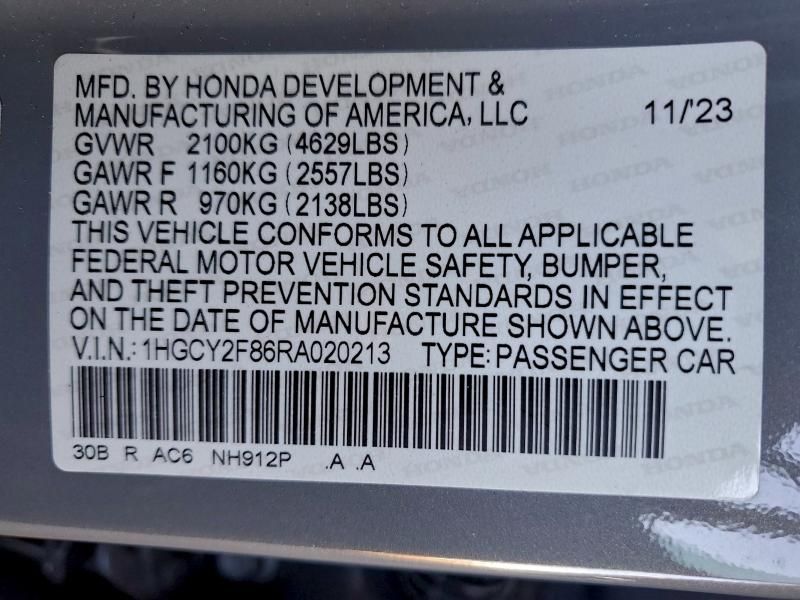 2024 Honda Accord Touring Hybrid