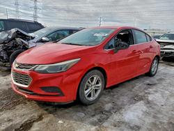 Salvage cars for sale from Copart Elgin, IL: 2018 Chevrolet Cruze lt