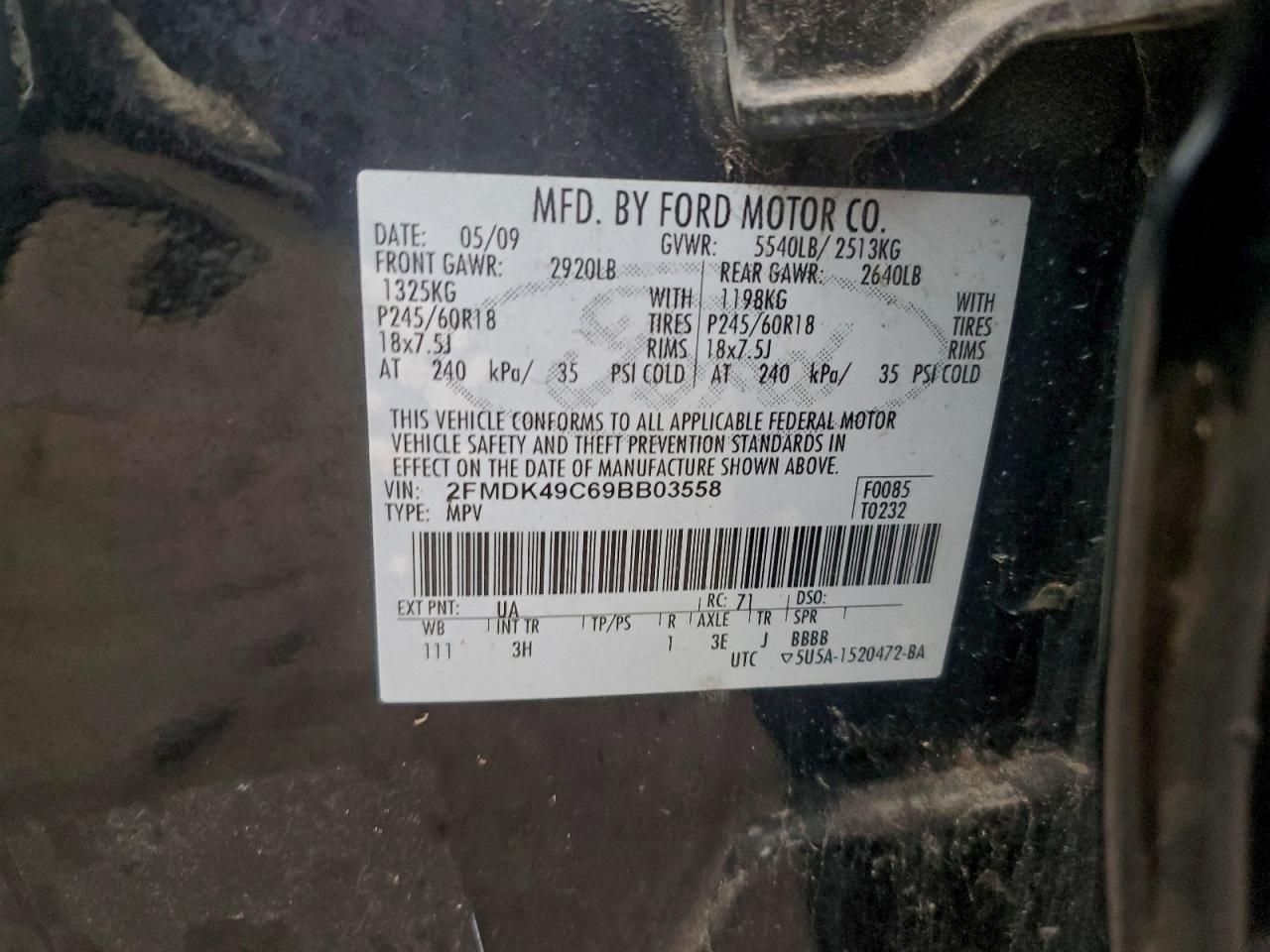 2009 Ford Edge Limited