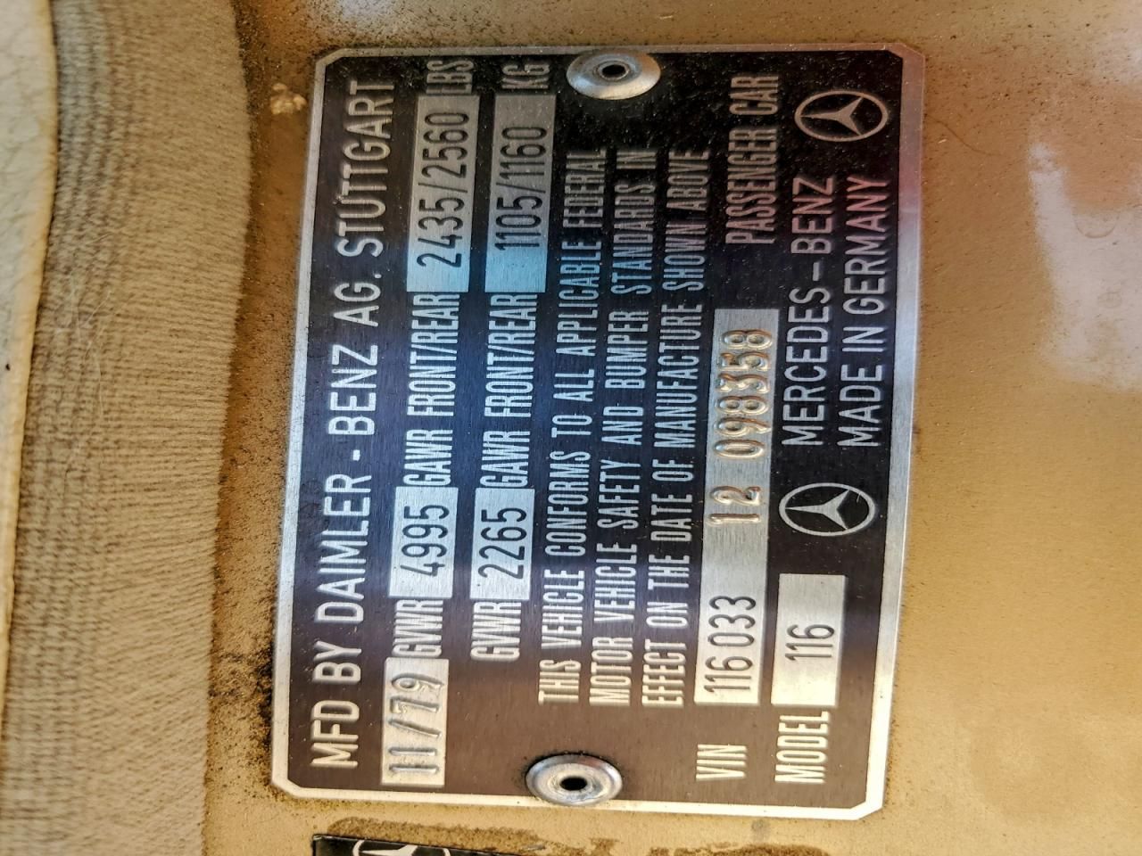 1980 Mercedes-Benz 1980 Mercedes Benz 450 sel